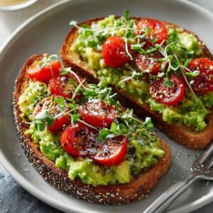 Avocado toast with our special sourdough bread
