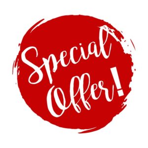 To announce special offers on the website